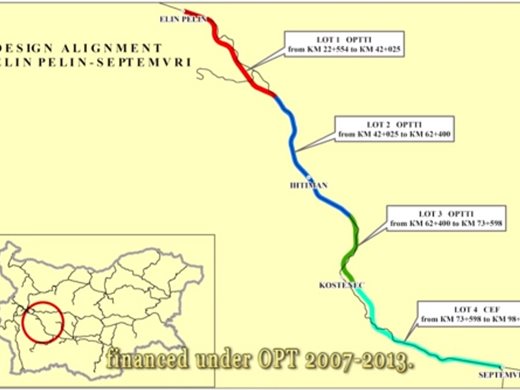 Обявиха търг за 1 млрд. лева за жп линията Елин Пелин - Костенец