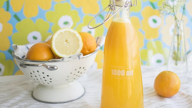 Портокалова напитка с овесени ядки