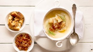 Лучена крем-супа със сметана