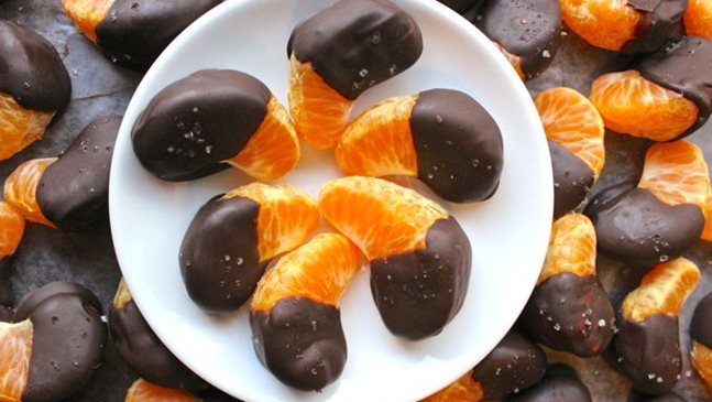 Как да си направим мандарини с шоколадова коричка
