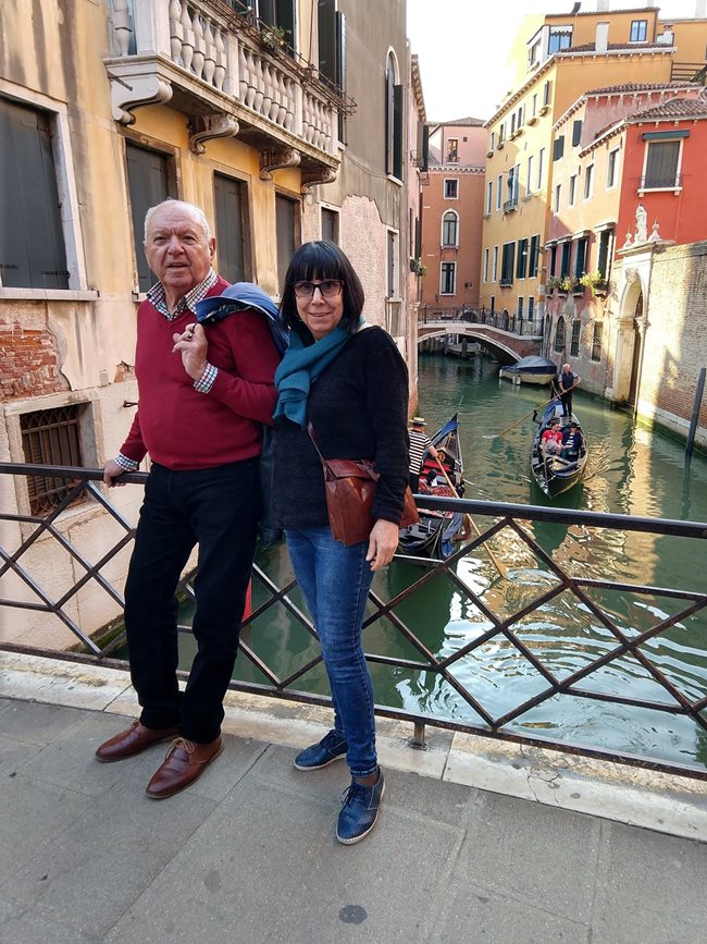 Вучков и Вихра на мост във Венеция, снимките се публикуват за първи път
СНИМКИ: ЛИЧЕН АРХИВ

