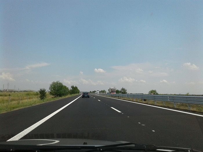 Обновените 22 км от магистрала "Тракия".