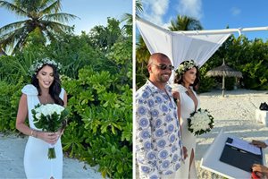 "Мисис България" се омъжи в Малдиви