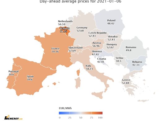 Рекорди в търговията на ток - цената му у нас сред най-ниските (Инфографика)