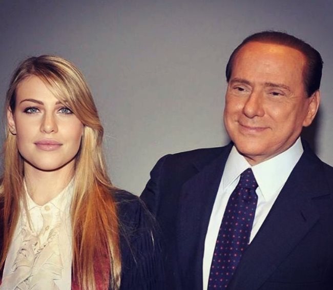 Барбара с баща си Силвио Берлускони