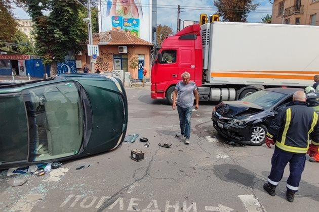 Тежка катастрофа в центъра на София