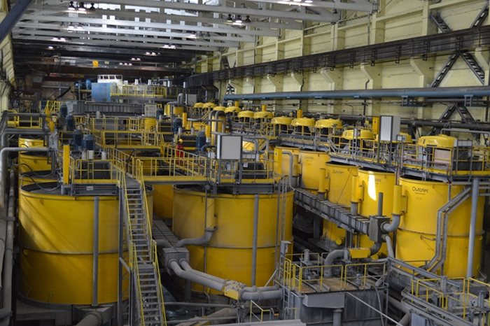 20 млн. лв. са вложени в обновяването на Флотационното  отделение на Обогатителната фабрика.