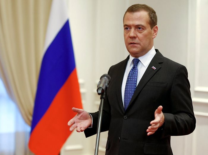 Руският министър-председател Дмитрий Медведев СНИМКА: Ройтерс