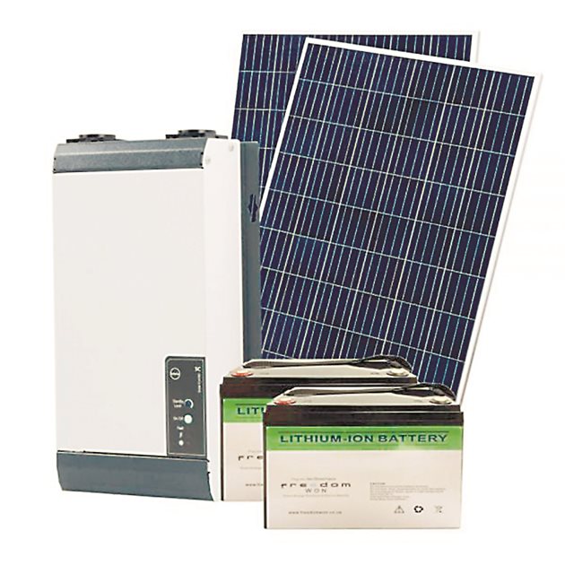 Мощна от 600 до 1000 W комбинация Off-Grid PV 12 Li за съхранение на енергия от ВЕИ