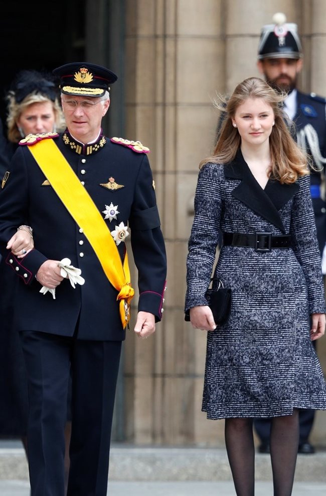 Принцеса Елизабет до баща си, белгийския крал