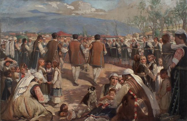 “Шопско хоро”, 1892 г. 
СНИМКИ: Национална художествена галерия (НХГ)