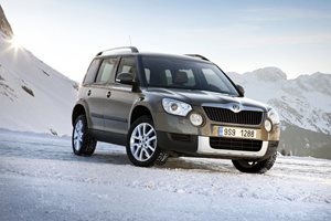 Skoda Yeti е на второ място.