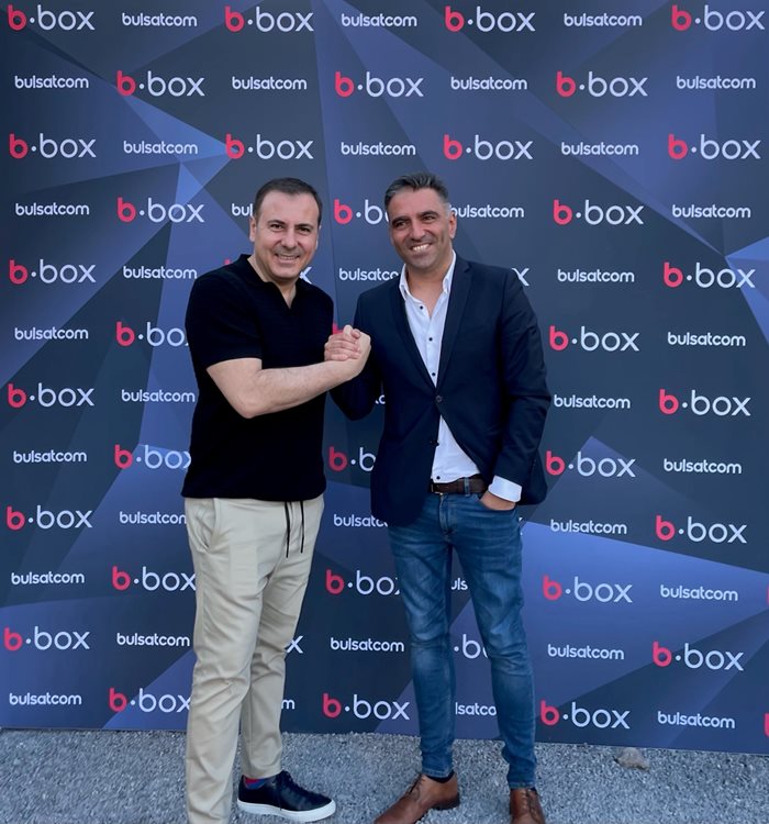 Станислав Георгиев и Димитър Нойков, мениджър на  HBO  за България