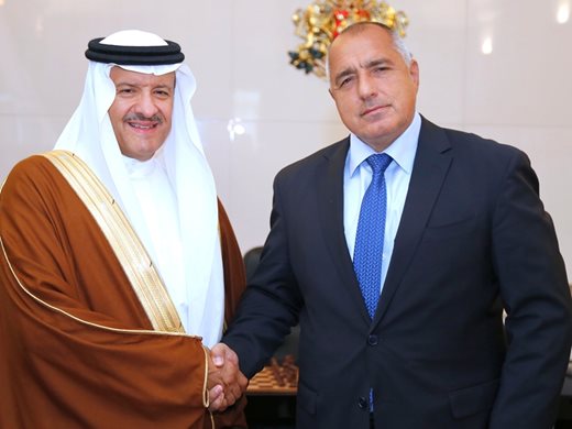 Борисов към саудитски принц: България е привлекателна за инвестиции (Видео)