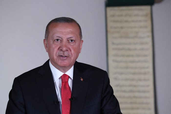 Турският президент Реджеп Тайип Ердоган СНИМКА: РОЙТЕРС