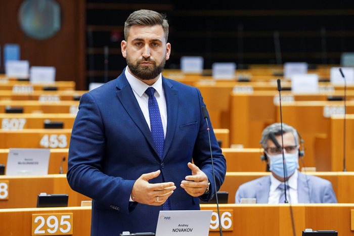 Българският евродепутат Андрей Новаков (ЕНП/ГЕРБ) 