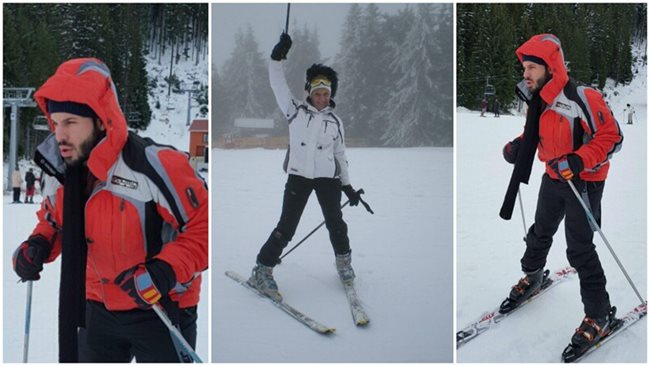 Фики и Тони Дачева показаха завидни умения на ски пистите