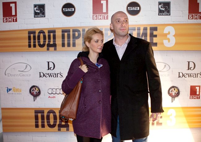 Захари Бахаров със съпругата си Диана Алексиева