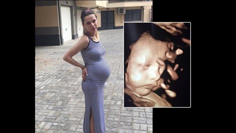 Съпругата на национала Радослав Димитров - Виктория:  Доктор уби бебето ни!
