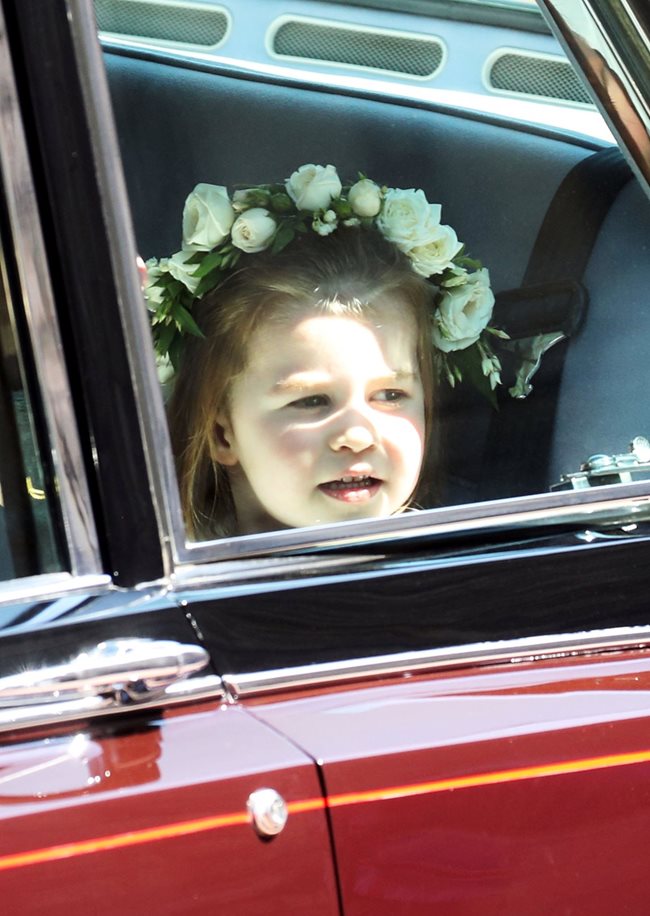 Принцеса Шарлот в колата