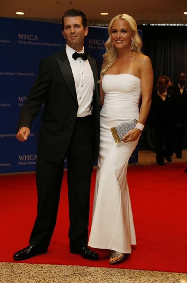 Доналд Тръмп - младши и съпругата му Ванеса СНИМКА: Ройтерс
