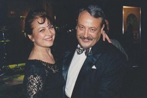 Иван Гарелов със съпругата си Донка