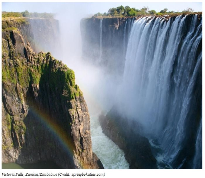 Водопадите Виктория, между Замбия и Зимбабве Снимка: forbes.com