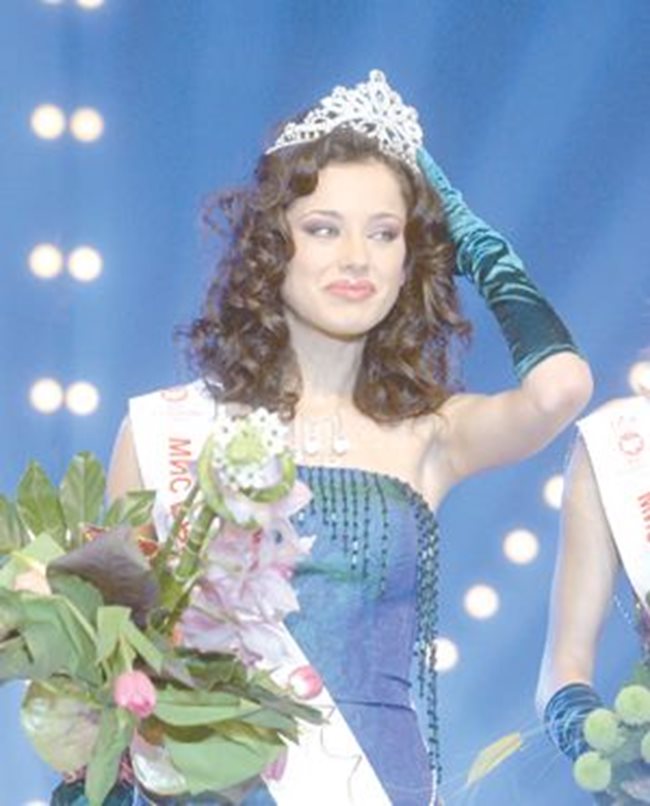 Иванова през 2005 г., когато печели короната