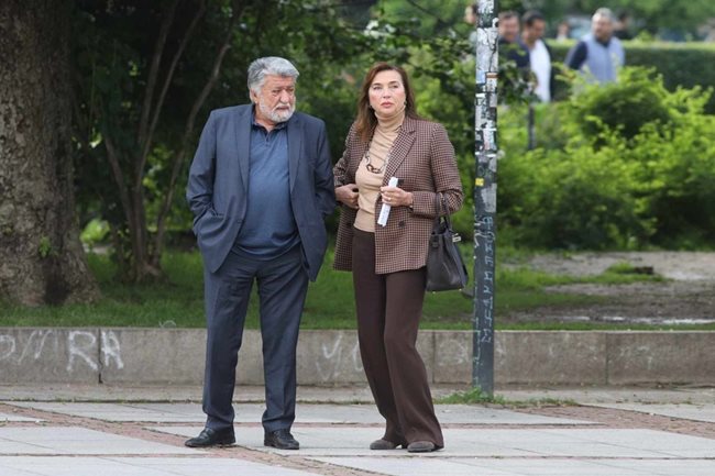 Вежди Рашидов със съпругата си Снежана Бахарова