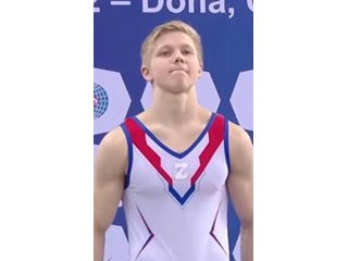 Наказаха руския гимнастик, показал военен символ на състезание, за година