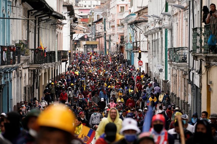 Напрежението в Еквадор расте / Снимка: Ройтерс