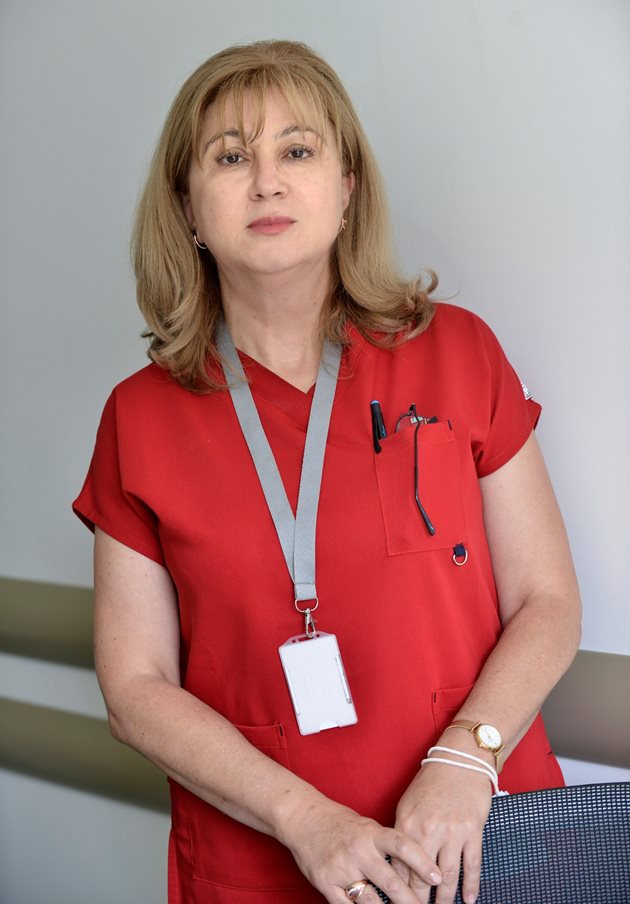 Проф. Мария Миланова, началник на клиника по кардиология в „Пирогов”. СНИМКА Йордан Симеонов