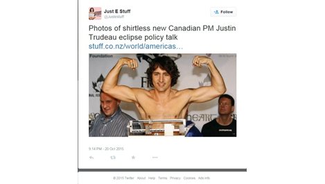 Снимки на полуголия нов премиер на Канада взривиха социалните мрежи