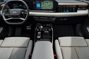 Зад огромните дисплеи като в това ново Audi Q6 e-tron quattro се крият мощни процесор, които са уязвими на кибератаки. Снимки: производителите