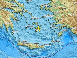 Регистрираха силно земетресение с магнитуд 5,1 между Санторини и Аморгос