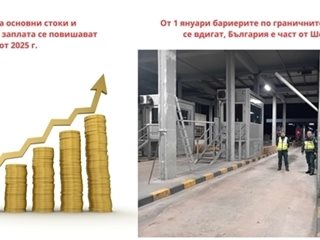 2025 г.: Фойерверки за Шенген, скок на цени на основни стоки, на ток и газ, но и на минималната заплата