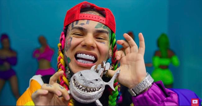 Рапърът 6ix9ine Кадър: YouTube