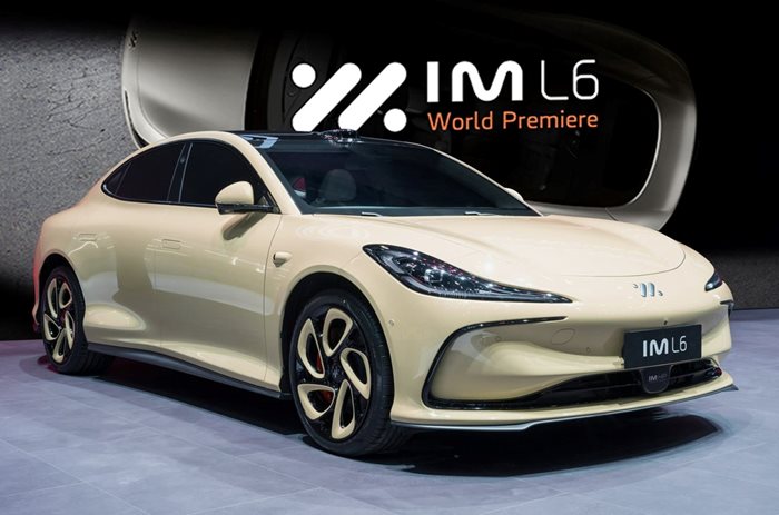 IM L6 е първата серийна електрическа кола, която реално може да измине 1000 км с едно зареждане. Снимка: IM Motors