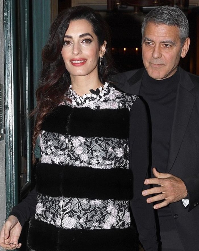 Джордж Клуни с половинката му Амал. Снимка: Амал Клуни, Инстаграм