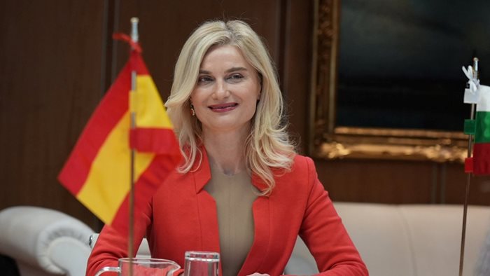Министър Зарица Динкова
Снимка; Министерството на туризма