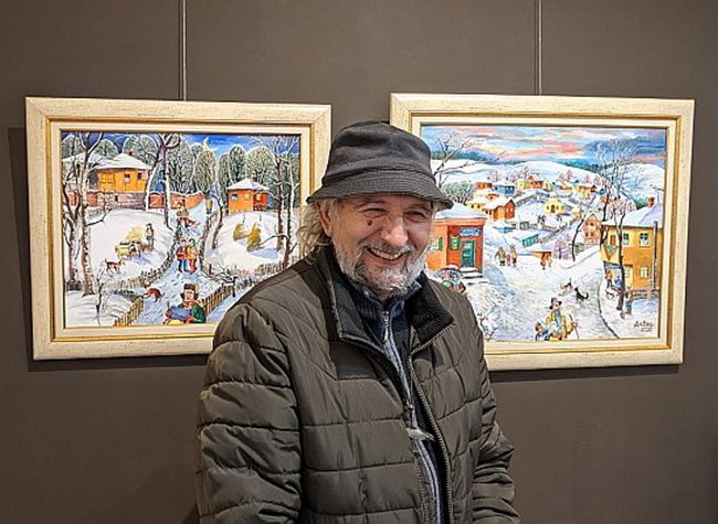 Димитър Вецин с Коледна изложба