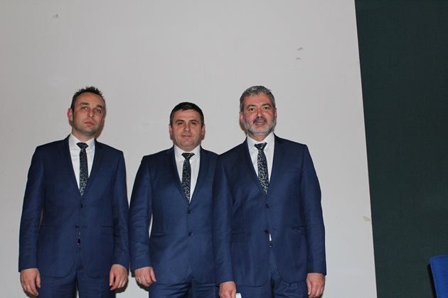 Екипът на Ариста (от ляво на дясно): Георги Борисов, Миладин Назарков, Димитър Димитров