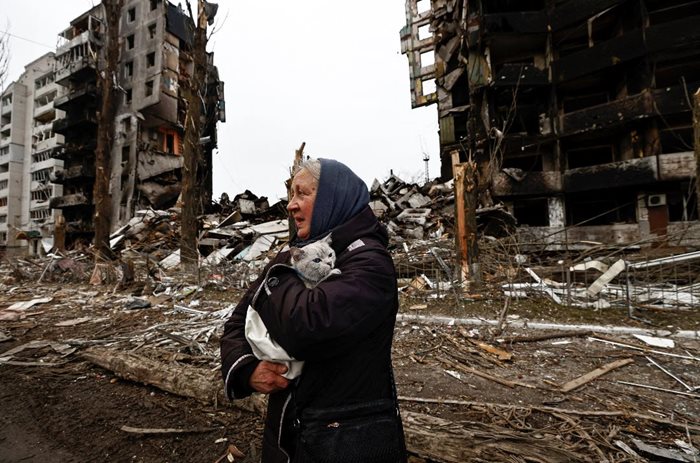 Кадър от войната в Украйна.
СНИМКИ: РОЙТЕРС