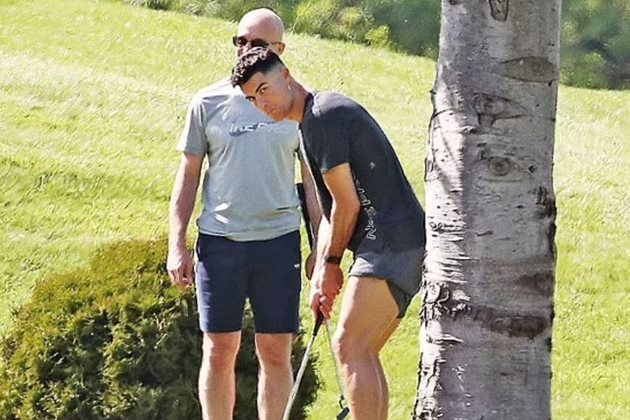 Кристиано разпуска с голф