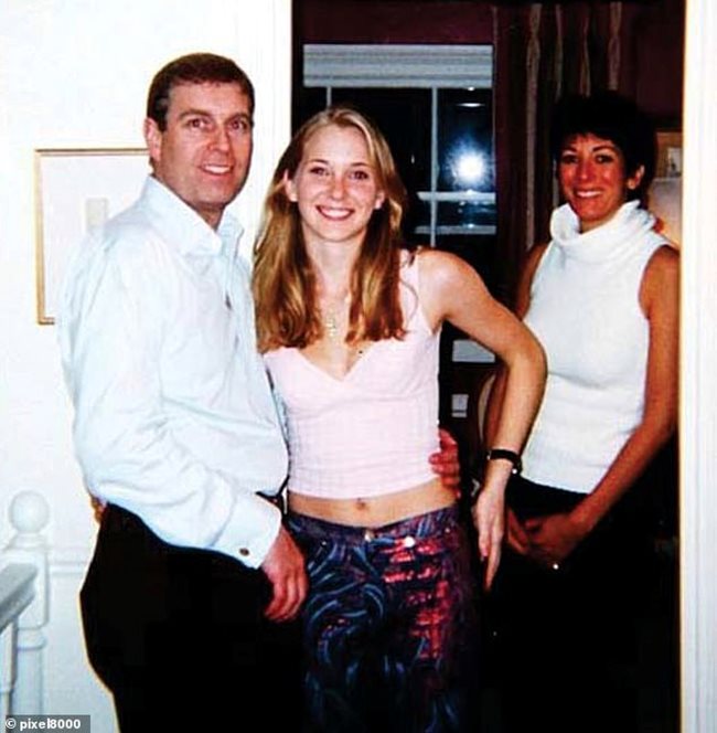 Невръстната проститутка Вирджиния с принц Андрю през 2011 г.