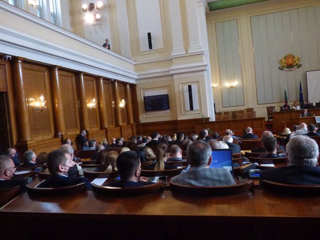 Депутатите приеха на първо четене бюджета на ДОО. СНИМКА: Румяна Тонева