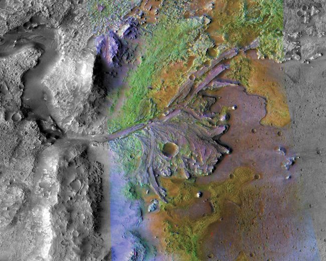 Следващият роувър на НАСА, който ще изследва планетата Марс и който е наречен Марс 2020, ще се приземи в пресъхналата делта Джезеро на Червената планета СНИМКА: НАСА