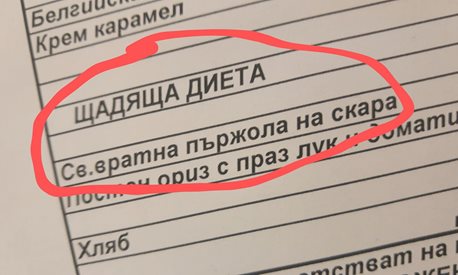 Щадящата диета на депутатите - свинска пържола