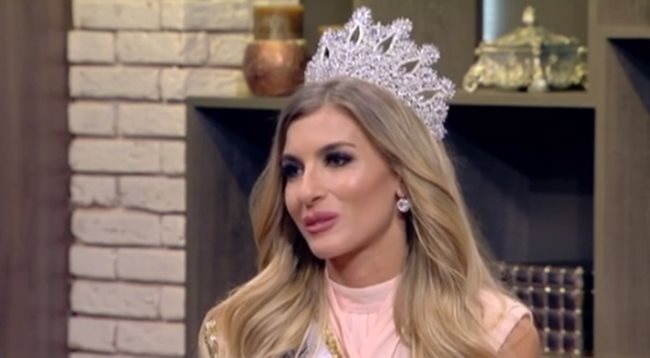 24-годишната софиянка Тамара Георгиева е новата Мис България. Кадър: Би Ти Ви