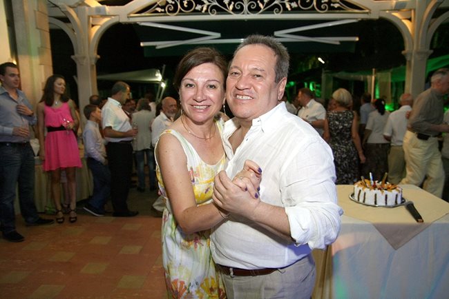Георги Мамалев със съпругата си Елена